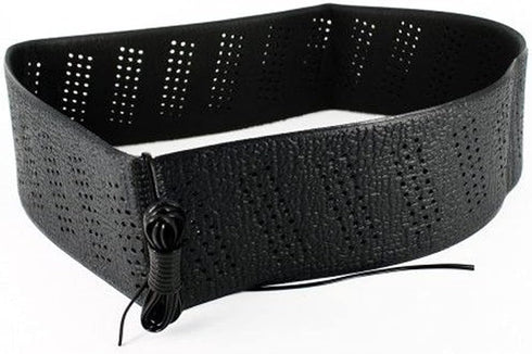 Generic Black Lace-On Steering Wheel Cover Grip Classic Stretch Accessory Auto Vehicle...