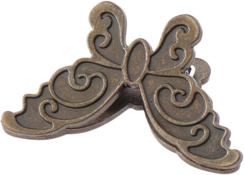 4Pcs Cute Butterfly Shaped Binder Clips, Metal Paper Binder Clip, Bill Binder Clips for Home Office (Bronze)...