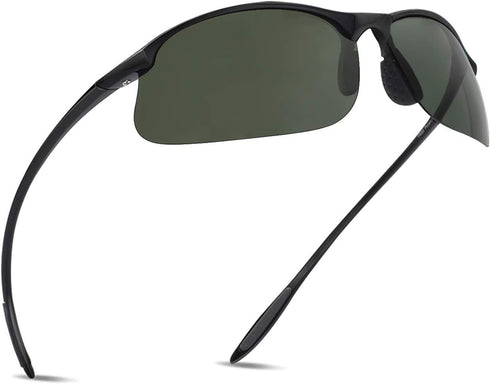 JULI Polarized Sports Sunglasses for Men Women Tr90 Unbreakable Frame for Running Fishing Baseball Driving MJ8002...