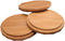 Pack of 4 Bamboo Cup Cover Wooden Coffee Mug, Wooden Tea Glass Drink Cup Lid Set...