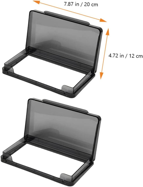 2pcs Cover Electrical Outlet Jackbox Outlet Covers Face Plate Panel Box Socket Cover Proof Outlet Cap Sticky Outlet Cover Box Abs...