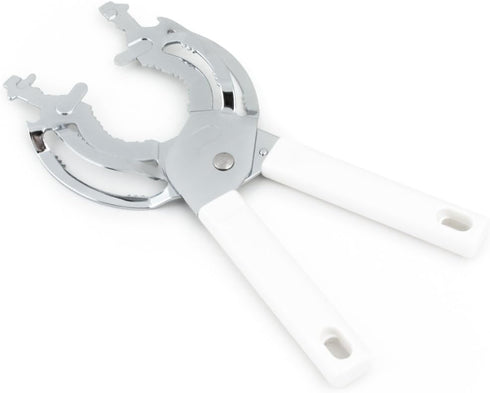 Farm to Table Jar and Bottle Vise/Opener 9 inch White...