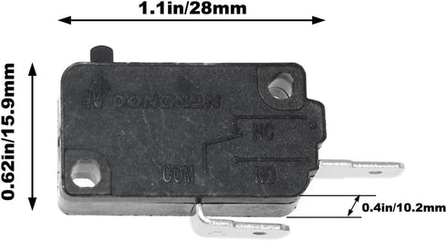 3PCS Micro Switch KW3AT-16A Microwave Oven Door Switch Replacement Part High Temperature Resistance......