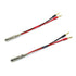 1/4 TS to Banana Plug Speaker Cable 6.35 mm 1/4" Female to Banana Plug Speaker Mono Adapter 8 inches 2pack...