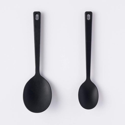Silicone Cooking Spoon Small 25cm Black...