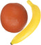 SUPVOX 2pcs Musical Shakers Fruit Sand Shakers Plastic Banana Orange Maracas Percussion Musical Toy Hand Percussion Children Maraca Percussion Ins...