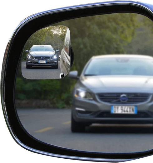 POMFW Blind Spot Mirror, 2 inch Rearview Convex Side Mirrors for Cars SUV Truck Van Stick on 3M Adhesive, Rear View HD Glass Frameless Sway Rotate...