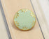 Bezelry 12 Pieces Gold Floret Flowers with Enamel Metal Shank Buttons. 14mm (9/16 inch) (Mint Green Enamel)...