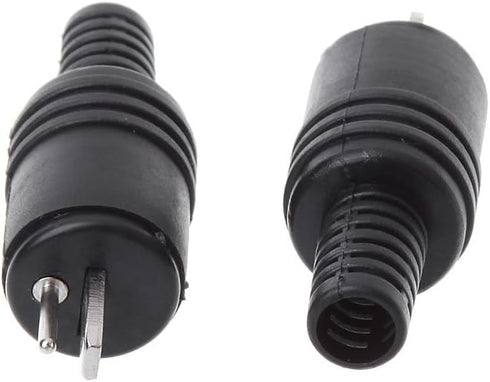 10PCS Male HiFi Speaker Tools Power Signal Black Adapter Accessories DIN Plug Screw Terminals 2 Pin Connector Black Abs+Metal Black Abs+Metal, As ...