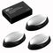 BIUWING Stainless Steel Soap, 3 pcs Stainless Steel Bar Soap, Metal Soap, Odor Removing Soap Bar with Soap Dish, Remove Odor of Onion, Garlic and ...
