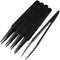 MMOBIEL 5Pcs Anti-static Multifunctional Plastic Precision Tweezers Set, Pointed Tip Tweezers for Electronics, Jewelry-Making, Laboratory Work, Re...