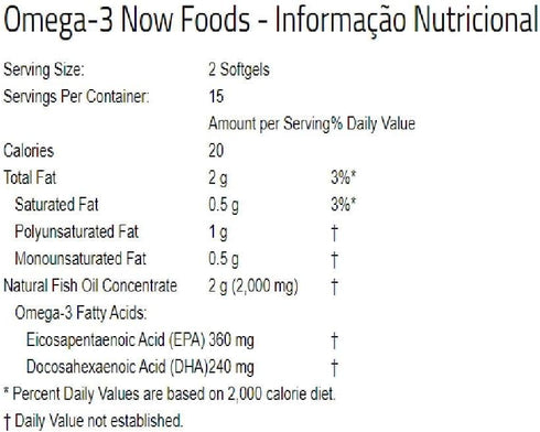 NOW Foods Omega-3-100 Softgels...