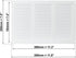 EUROPLAST 12x8 inch Vent Cover with Screen Mesh - White Register Vent Cover - Metal Air Return Grill - HVAC Vent Register for Home Improvement - C...