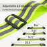 Reflective Running Gear Bands Belt for Night Walking, Reflective Bands for Runners Women Kids Men, Bicycle Pants Cuff Bands Clip, Arm Ankle Leg Sa...