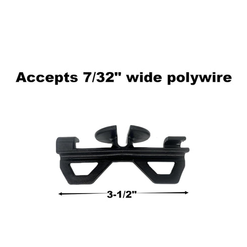 25 Pcs Electric Fence Poly Wire Tensioner,Rapid Rope Wire Tightener,Portable Electric Fence Insulator for Inline Fixing...