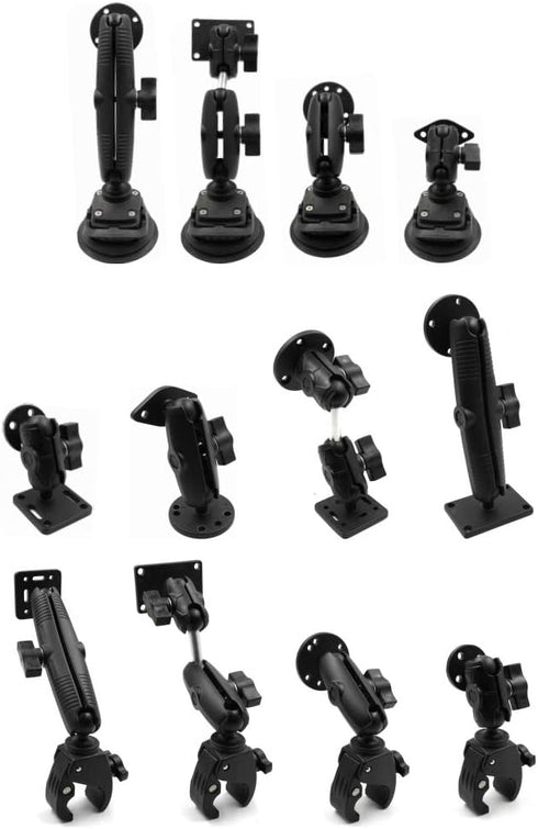 Double Socket Arm with Dual 1" Ball Sockets, 6.7'' Long Double Socket Mount Compatible with RAM and 1" Ball Systems from Arkon, Bold and Tackform ...