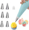 Piping Bag and Tips Cake Decorating and Baking Supplies Kit Includes Cupcake Icing Tips with Pastry Bag...