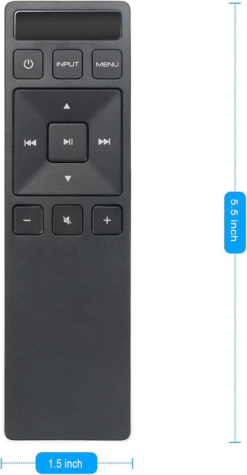 Remote Control Replacement for Vizio Soundbar SB46312-F6 SB36512-F6 SB3651-F6 Sound Bar sb46312-f6 sb36512-f6 sb3651-f6 SB3651n-H46 SB3651n-H6 SB3...