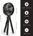 Keweis Stroller Fan Mini Handheld Octopus Fan Baby Fan with Flexible Tripod Wrapped on Stroller, Car Seat, Student Bed, Bike USB Rechargeable Fan,...
