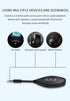 Bluetooth 5.1 AUX Adapter for Car Support Siri/Hands-Free Call,3.5MM MP3 Bluetooth Player 20H Battery Life,Wireless Bluetooth Car Adapter Bluetoot...