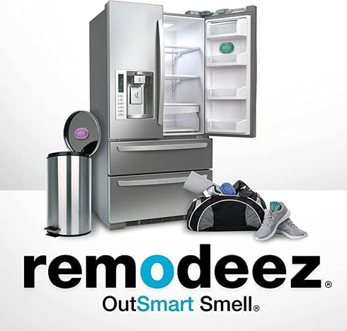 Refill Pod for 2 Pack Trash Deodorizer and Odor Eliminator Set, Coconut, Activated Charcoal, Natural Air Fresheners, (Purple) (Refill Trash (2 Pac...