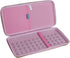 Hard Travel Case for Logitech MX Keys Mini Minimalist Wireless Illuminated Keyboard (Pink)...