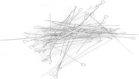 50PCS Reusable Inoculating Loops and Needle Set Laboratory Nichrome Inoculating Needle Tips Cell Streaking Lab Tools(2mm)...