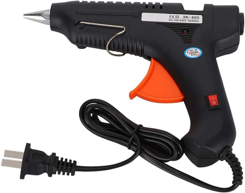 Hot Glue Gun, 100W Electric High Temperature Heating Tool DIY Universal Hand Made Hot Adhesive Gun Small Craft Projects Arts Craft Repairing Tool...
