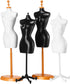 4pcs Doll Cloth Gown Display Support Holder Mini Mannequin Model Stand Plastic Display Support Holder for Doll...