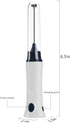 Rechargeable Eggbeater Handheld Stainless Milk Frother Foamer Blender Coffee Mixer with Charging Cable...