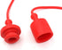Hydraulic Coupler Dust Cap Plug Set 1/2 ISO-B,CEKER Hydraulic Dust Covers Male Female Quick Connects Fittings,Red Cap with Retention Ring Keeps Ca...