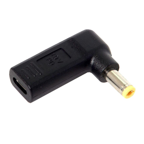 chenyang USB C to DC 20V 5.5x2.5mm PD 65W Emulator Trigger 90 Degree Angled Converter Adapter...