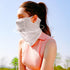 Neck Gaiter Balaclava Sun Protective Face Bandana with Ear Loops Ice Silk Veil UV Protection Face Cover for Summer Outdoor Activities...