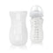 Olababy Silicone Sleeve for Avent Natural Glass Baby Bottles (8 oz, Translucent)...