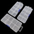 Clear Plastic Storage Box with Adjustable Dividers, Portable Transparent Beads Earring Jewelry Organizer Holder for Craft Nail Art Tackle Fishing ...