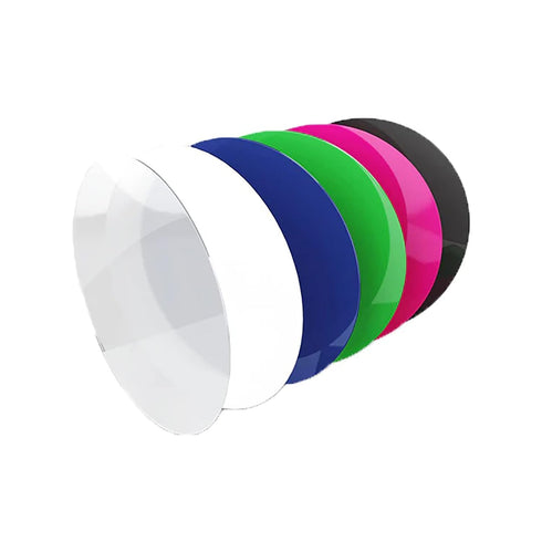 Dental Soft Splint, 5 Sheets 3.0 mm Dental Lab Splint Thermoforming Material for Vacuum Forming Machine ?134mm (Round, Green)...