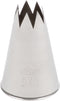 Ateco # 826 - Open Star Pastry Tip 1/2'' Opening Diameter- Stainless Steel...