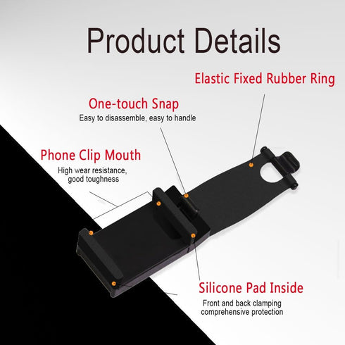 Car Steering Wheel Phone Mount, Steering Wheel Smartphone Mount, Portable Steering Wheel Phone Holder Mount Clip Fit for IPhone14/13/12/11 Pro Max...