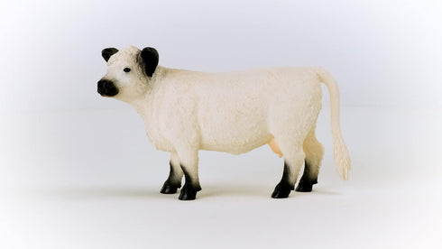 Schleich Farm World Realistic Galloway Cow Figurine - Highly Detailed and Durable Farm Animal Toy, Fun and Educational Play for Boys and Girls, Gi...