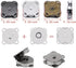 SEMINI 30 Sets Magnetic Snaps Button for Purse Handbag Wallet Overcoat Bag Mixed 3 Colors Fasteners Snap Buttons (A078 15mm)...