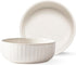 Fringe Studio Canvas Stream Small Ribbed Bisque Pet Bowl, PetShop Collection (506001)...