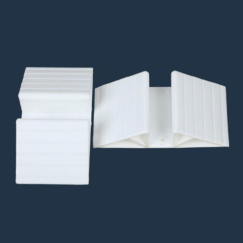 8 PCS Support Feet for Pet Gate Plastic Triangle Reinforcement Fitting Stable Isolation Fence Gate Free Standing Pet Gate Dog Panel Fence Panels f...