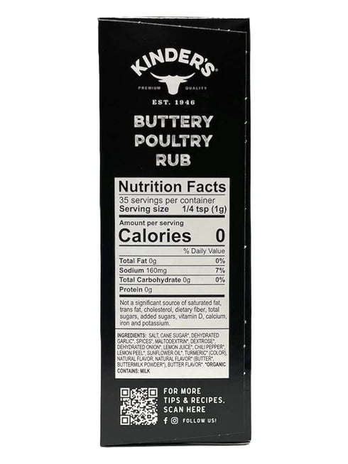 Kinder's Butcher's Organic Turkey Brine and Rub Kit with Brining Bag, 11.25-ounces, Gluten Free, USDA Organic, Kosher...