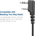 Baofeng BF-S112 Two Way Radio Speaker,Black, Auxiliary......