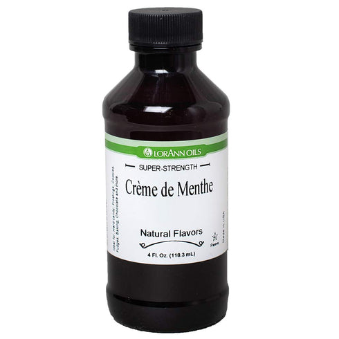 LorAnn Crème de Menthe SS, Natural Flavor, 4 ounce bottle...