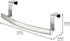 iDesign Axis Curved Over-the-Cabinet Kitchen Bar Holder for Dish and Hand Towels, Pot Holders, 9.75" x 2.75" x 2.5" - Brushed Stainless Steel...