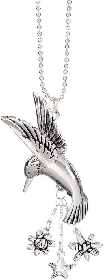 Ganz Hummingbird Zinc Car Charm New...