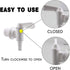 PERA 4 Pack Bottling Bucket Plastic Spigot, Replacement Spigot for Beer or Soda Homebrewing...