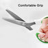2 Pcs Pinking Shears, AIFUDA Zig Zag Scissors 5mm Craft Scissors Decorative Edge Comfort Grip Scrapbook Scissors for Sewing Fabric,Leather, Paper ...