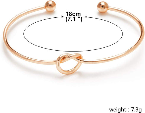 Bridesmaid Gifts, I Cant Tie The Knot Without You Bracelets -Set of 1, 4, 5, 6, 7, 10...